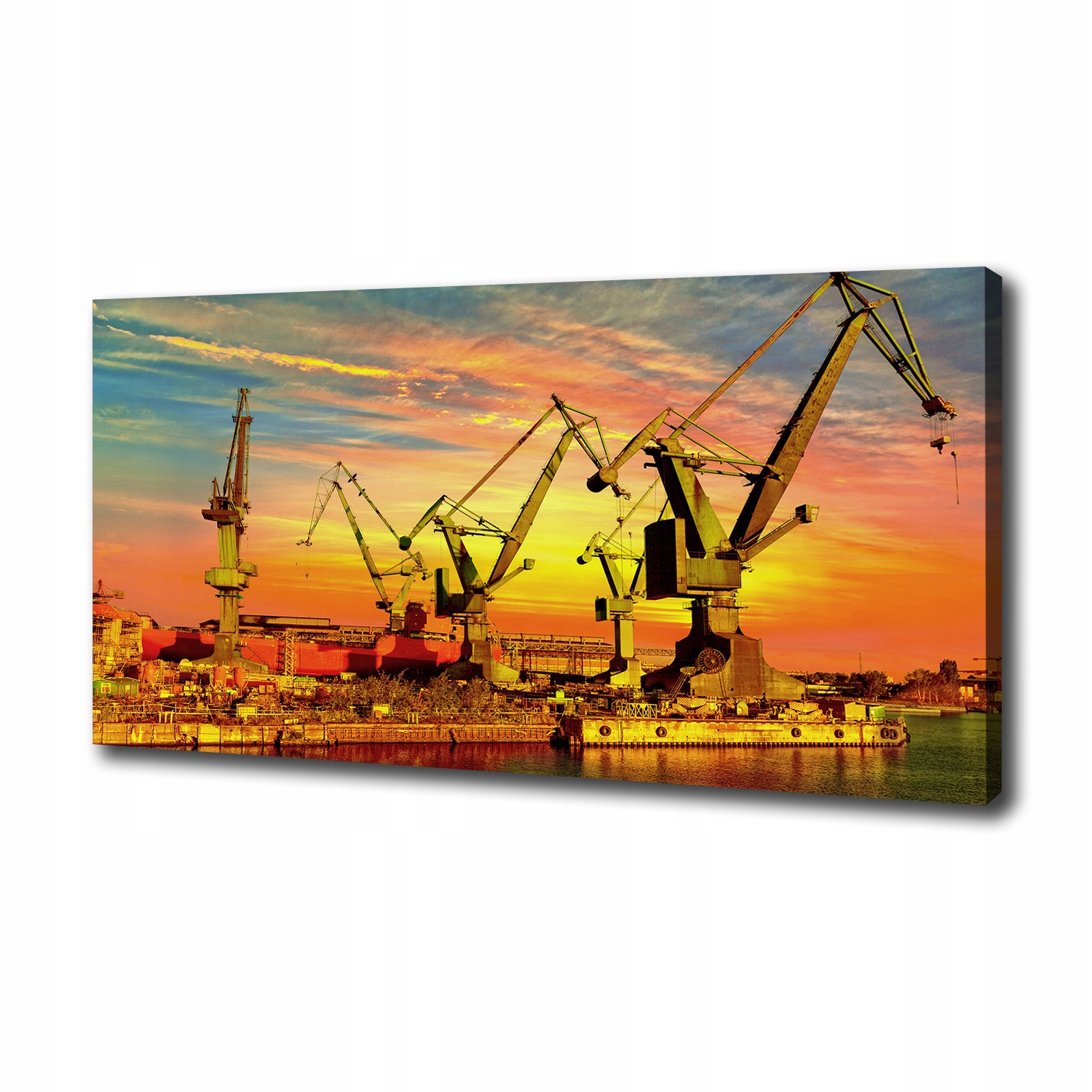 

Foto obraz na płótnie Stocznia w Gdańsku 100x50 cm