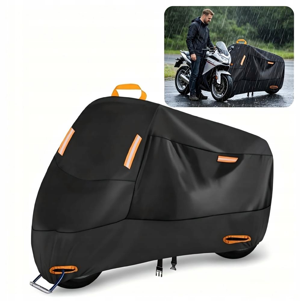 Największy Wodoodporny Pokrowiec na Rower Skuter Motocykl 230×95×125cm