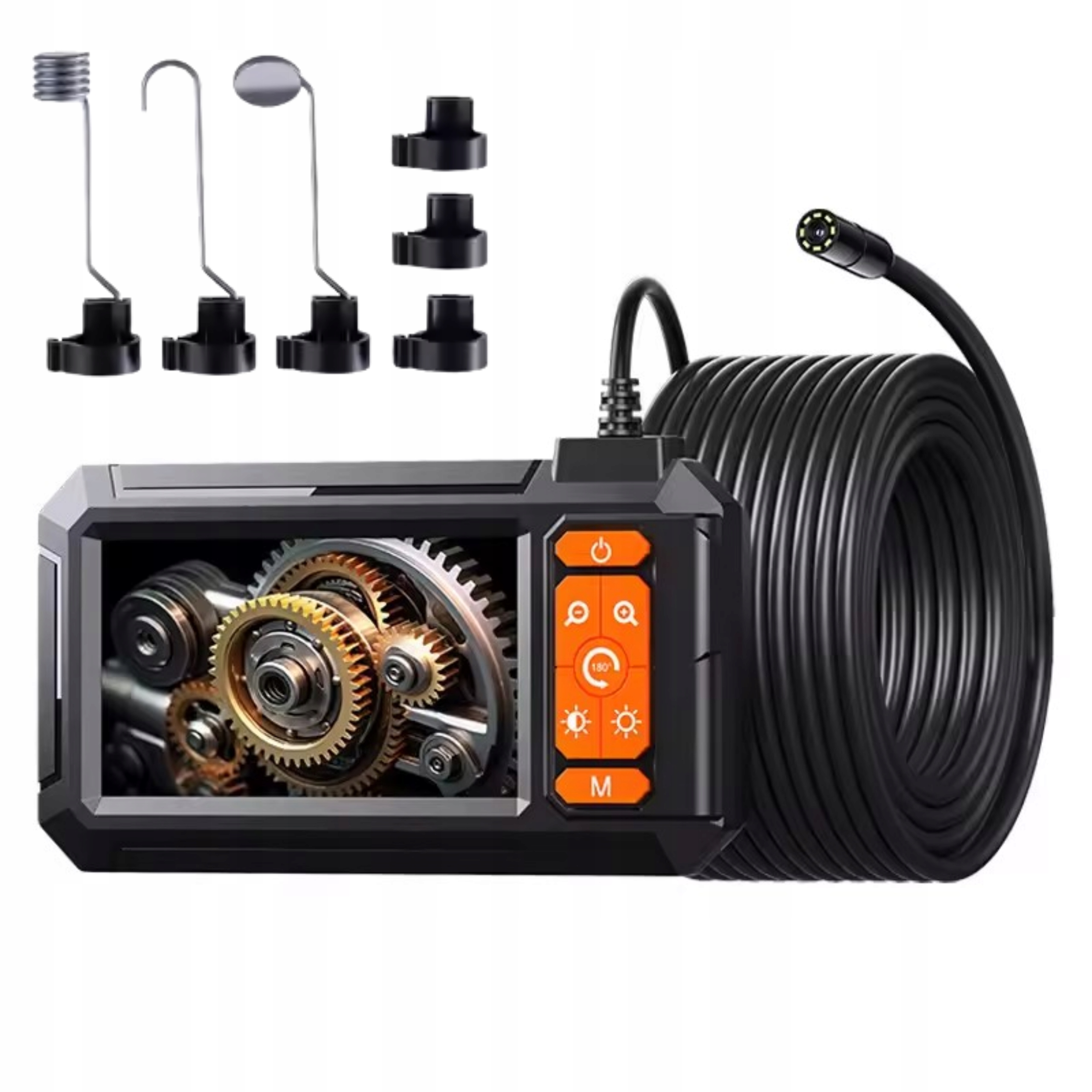 Inspekční Kamera Endoskop P410 S Obrazovkou 4,3“ Full Hd Kabel 10 Metrů