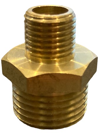 

Nypel Redukcyjny Mosiężny 1/2x1/4 Długi