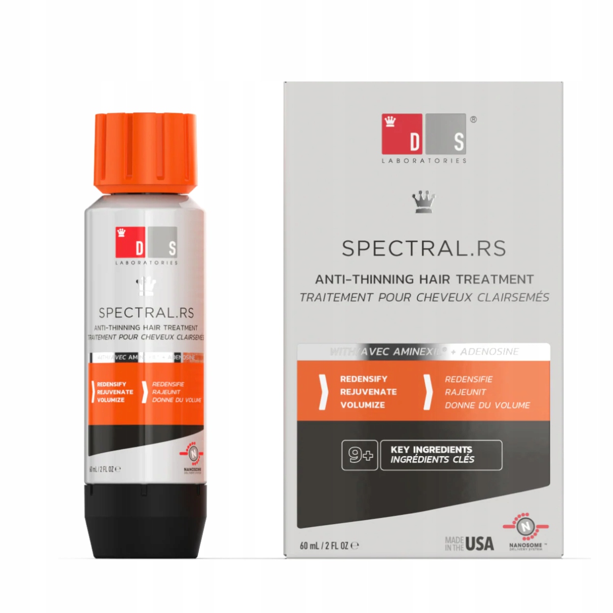 Spectral Rs Kuracja Cienkie Słabe Włosy Łysienie Aminexil Ds Labs