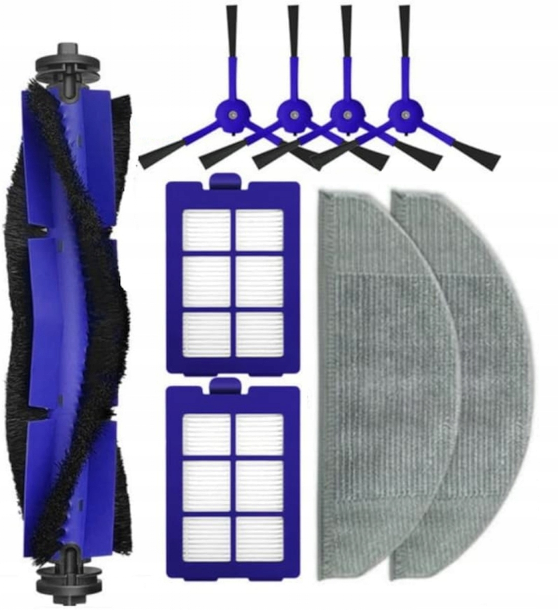 Zestaw szczotka główna boczne mopy filtry do Eufy Robovac X8 Hybrid