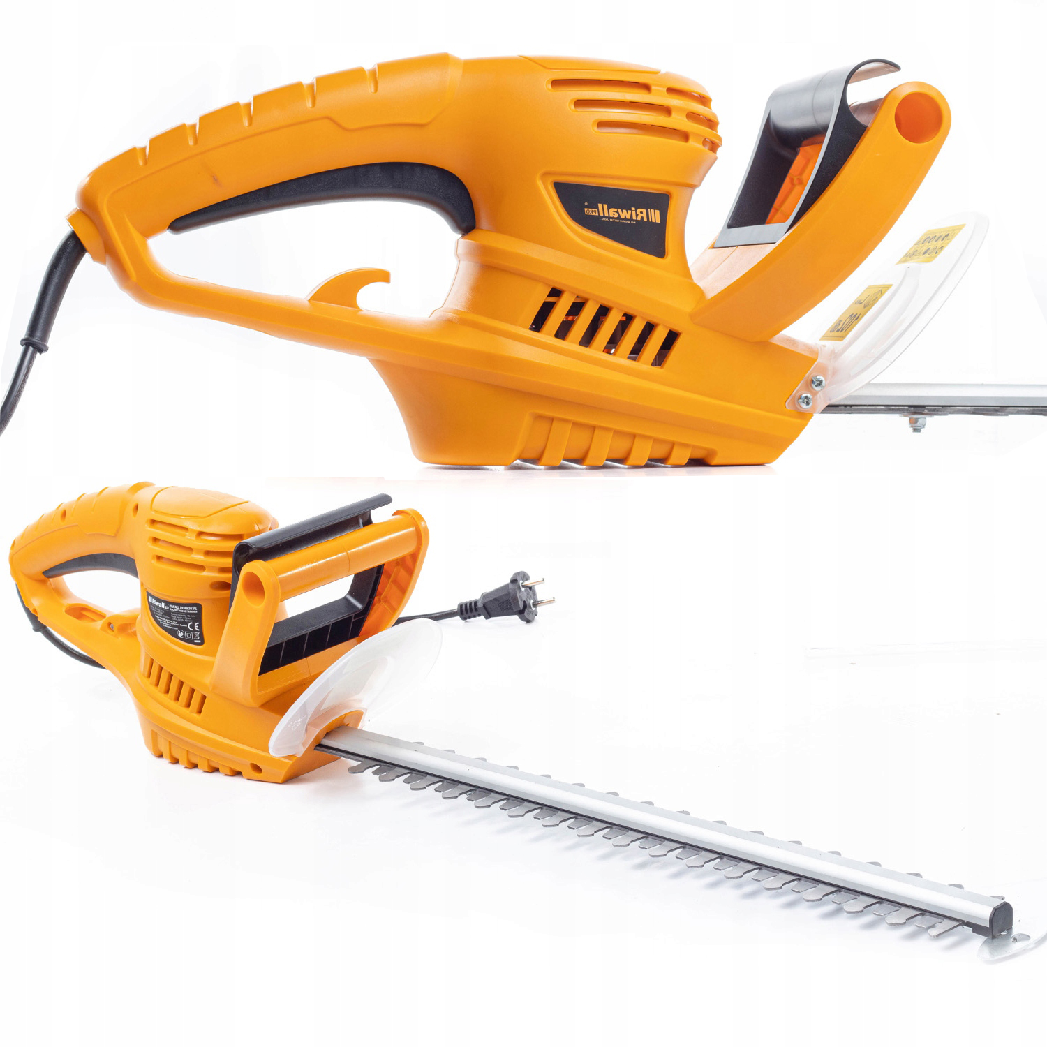 Nożyce Elektryczne Sekatory Do Żywopłotu Riwall 51CM Do Żywopłotu Tui Mocne
