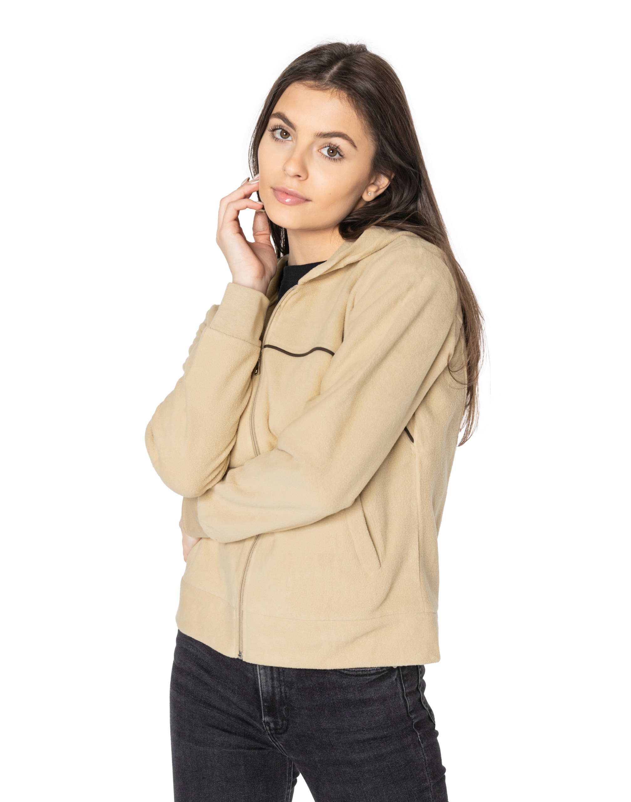 

Ciepła Bluza Polarowa Damska Polar Damski D55-2 L