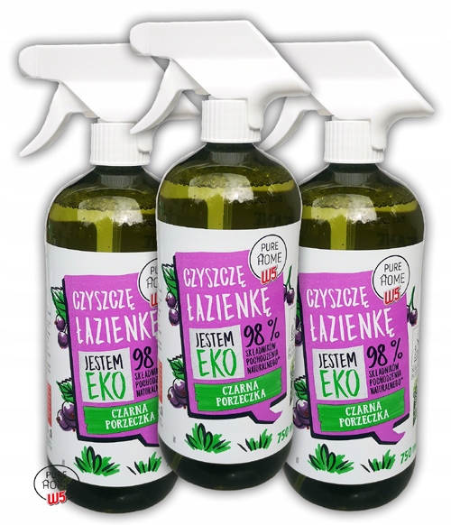 

Płyn Do Czyszczenia Łazienki W5 Pure Home 3x750ml