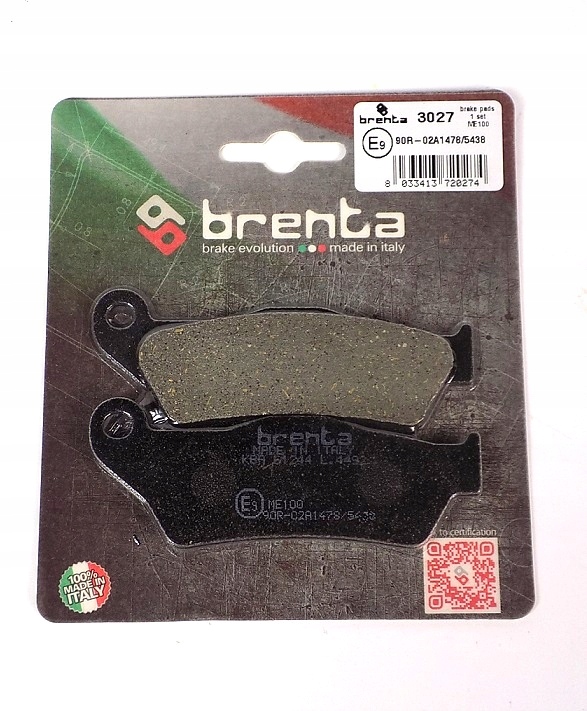 Klocki Hamulcowe Brenta KH181 Ktm Sx Exc 250 450