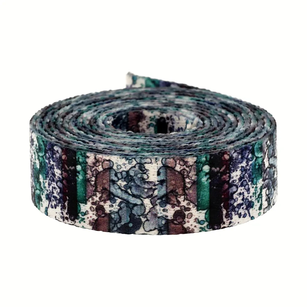 Popruh s potiskem Sublimace Marble Splash 48 mb hladká 1,7 mm 37 mm