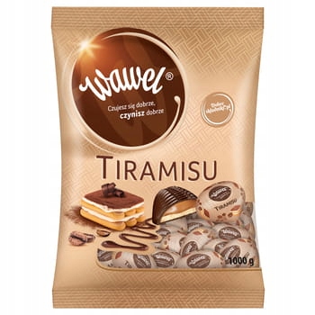 Levně Čokoládky Tiramisu Wawel 1 kg