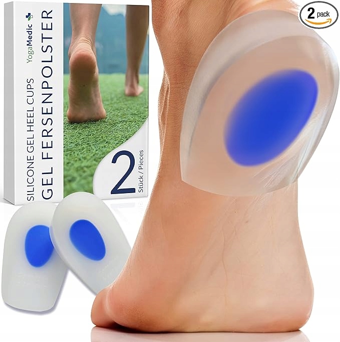 Wkładka pod pięte do butów miękka 35-39 "S" YOGA MEDIC