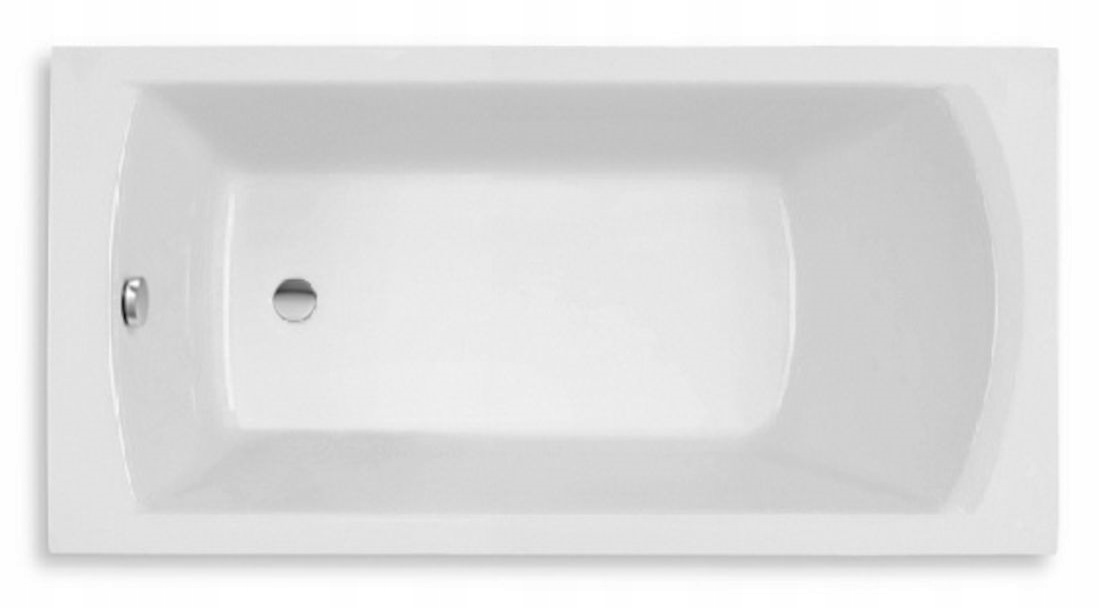 Linea Slim Prostokątna wanna akrylowa Slim RIM160X70cm Roca A248541000
