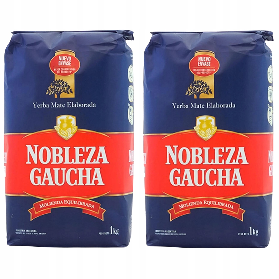 Levně Yerba Mate Nobleza Gaucha Molienda Elaborada 2x1 kg 2 kg Sada