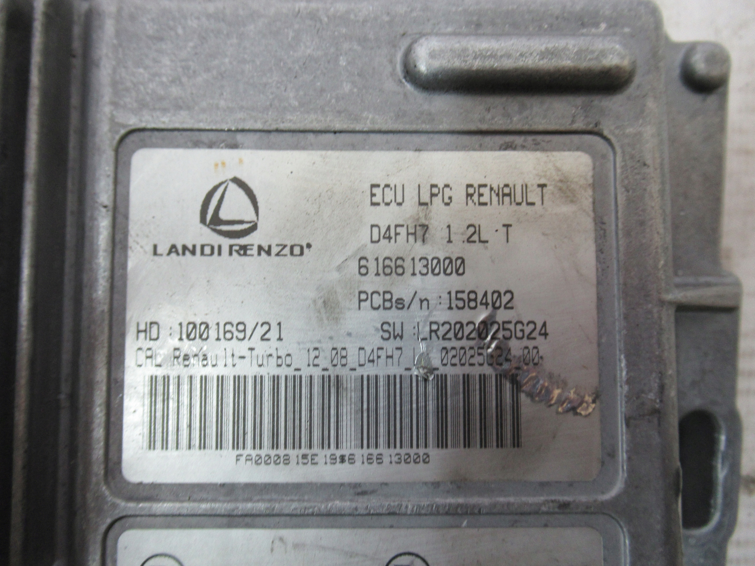 computer control unit gas 616613000 CLIO III 1.2