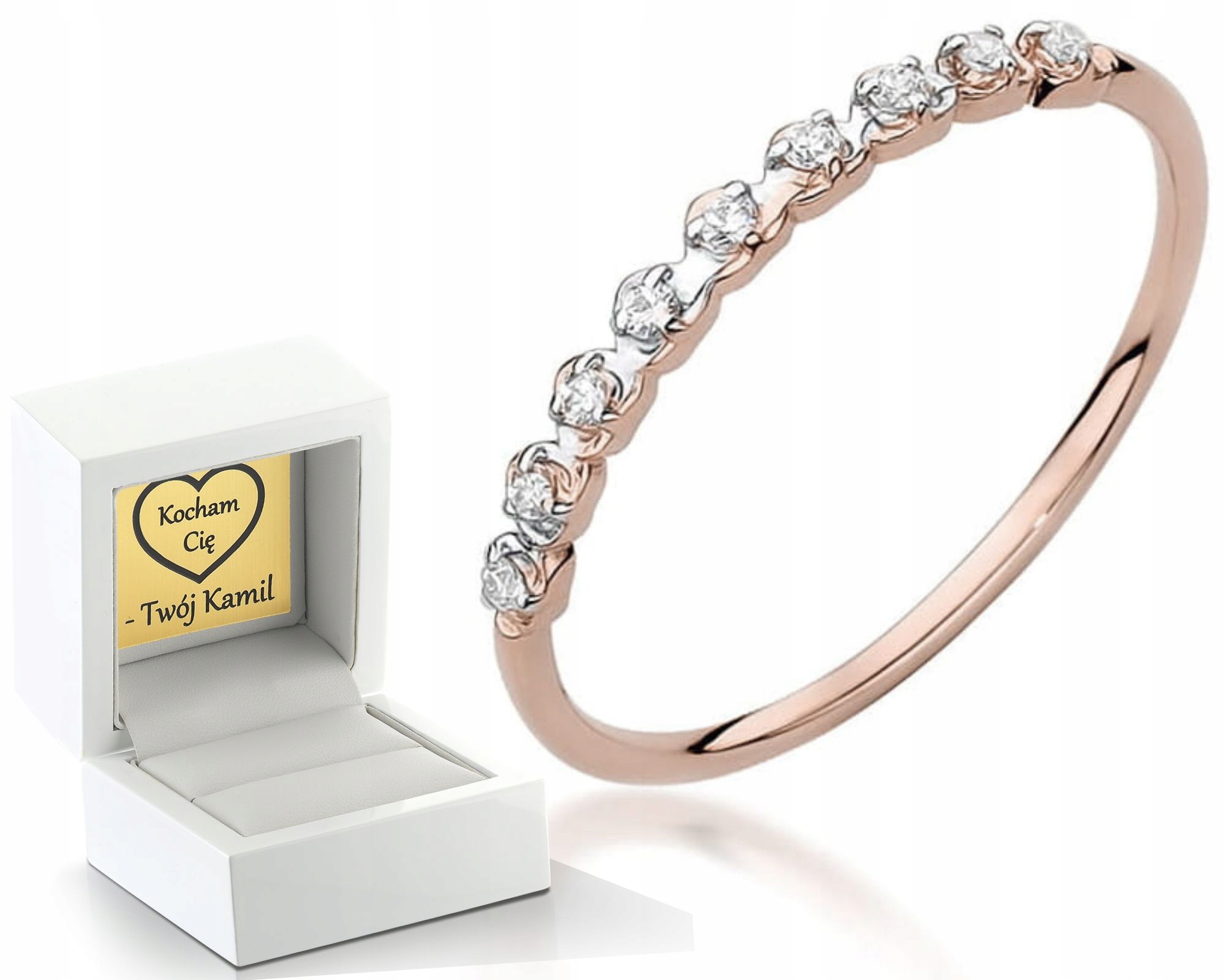 Prstýnek V Růžovém Zlatě, Prsten S Brilianty