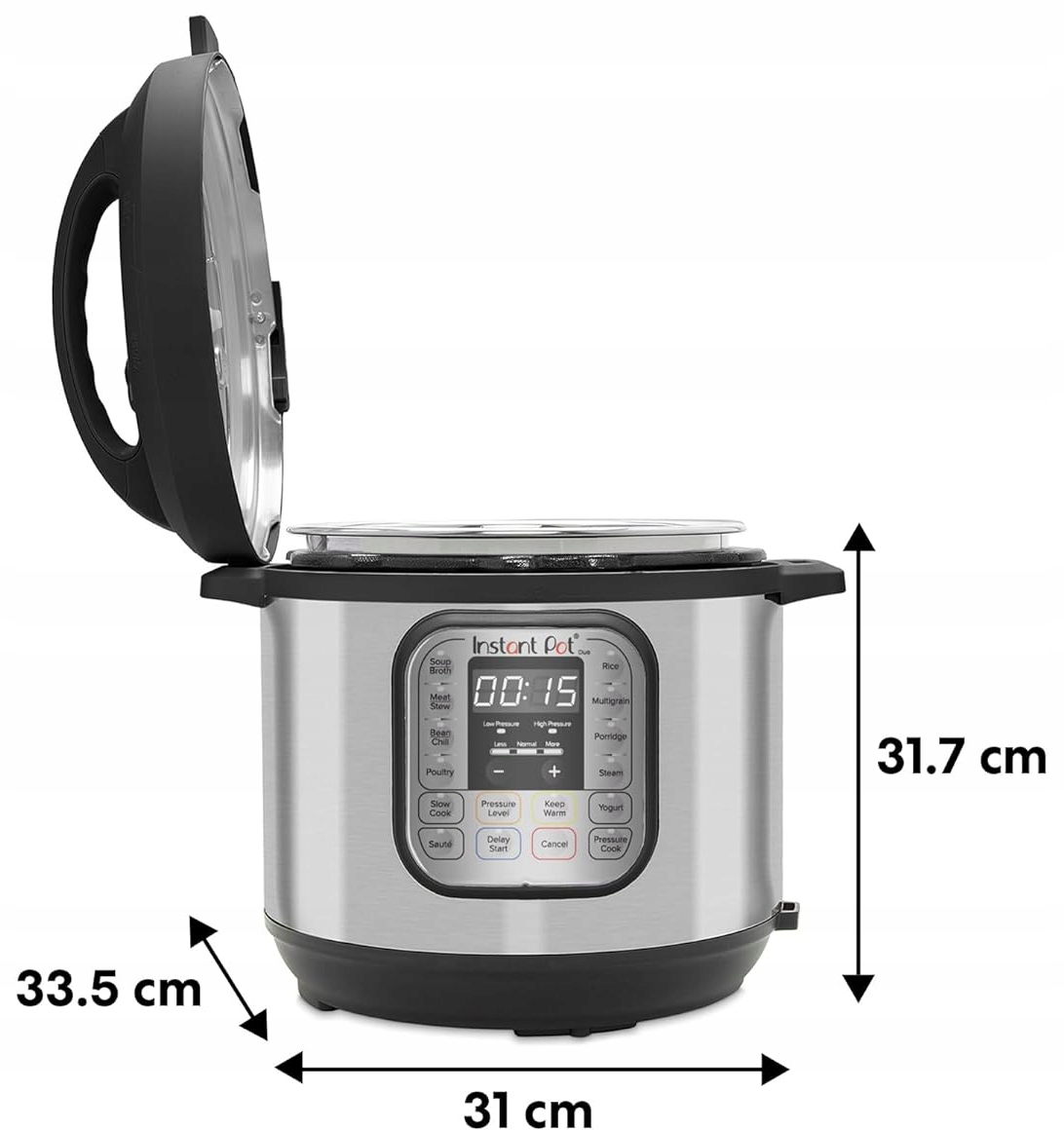Multicooker Instant Pot DUO60 srebrny 1000W 5,7L | 7w1 | 14 Programów Model DUO60