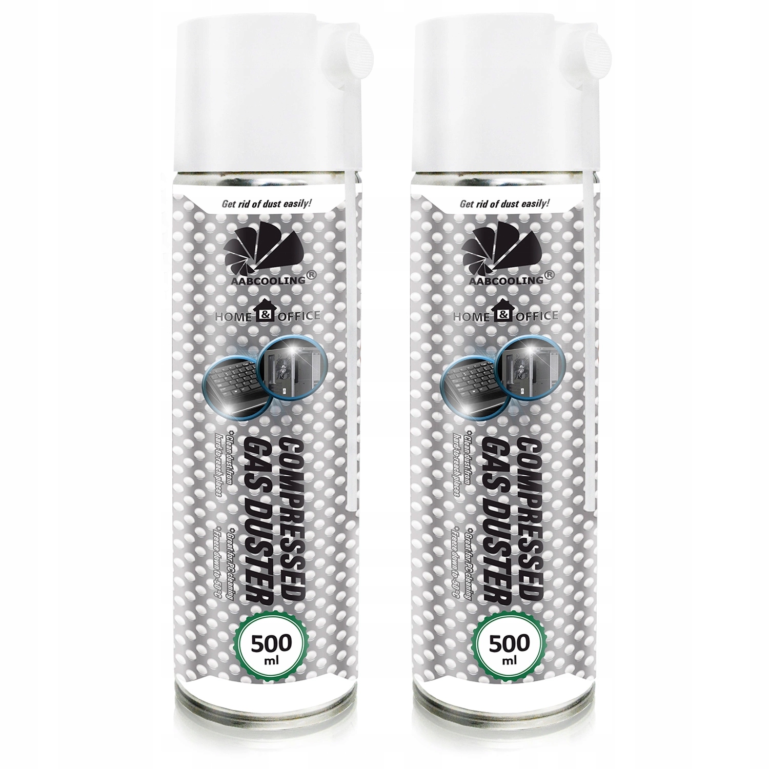 2x AABCOOLING Home&Office Compressed Gas Duster 500 ml (ID: 2838) POWIETRZE