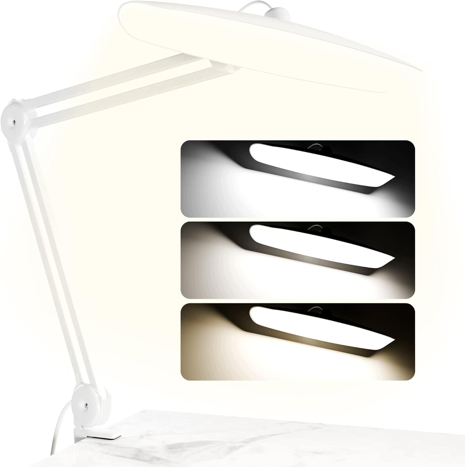 Bezstínová Kosmetická Stolní Lampa Na Řasy Led Manikúra 24W 49 Cm