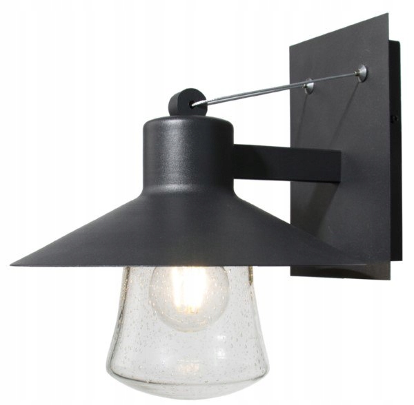 Fasádní svítidlo Leila černé E27