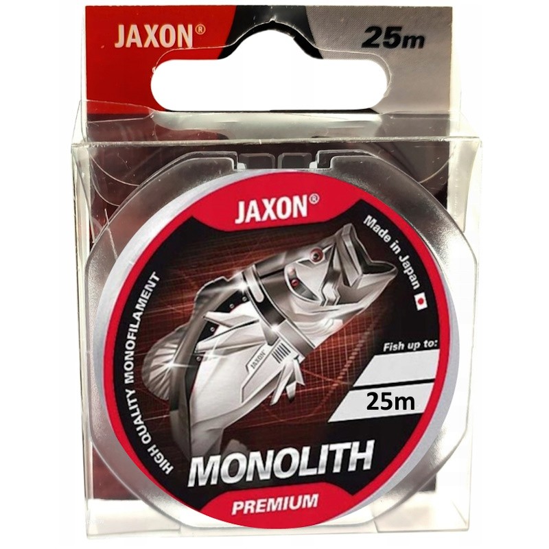 Żyłka Przyponowa Jaxon Monolith Premium Clear 0.20mm Ryby Do 7kg 25m