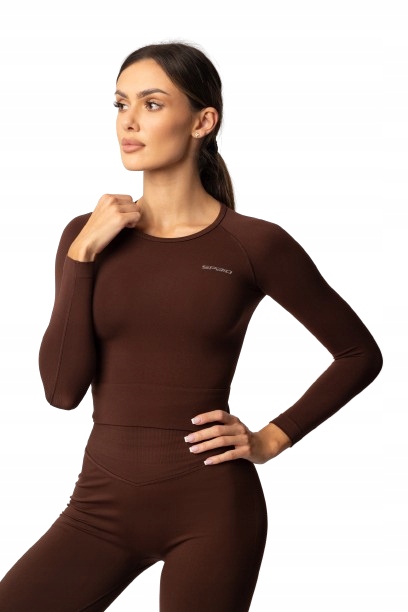 Spaio Rashguard Adapt długi rękaw coffee Xs