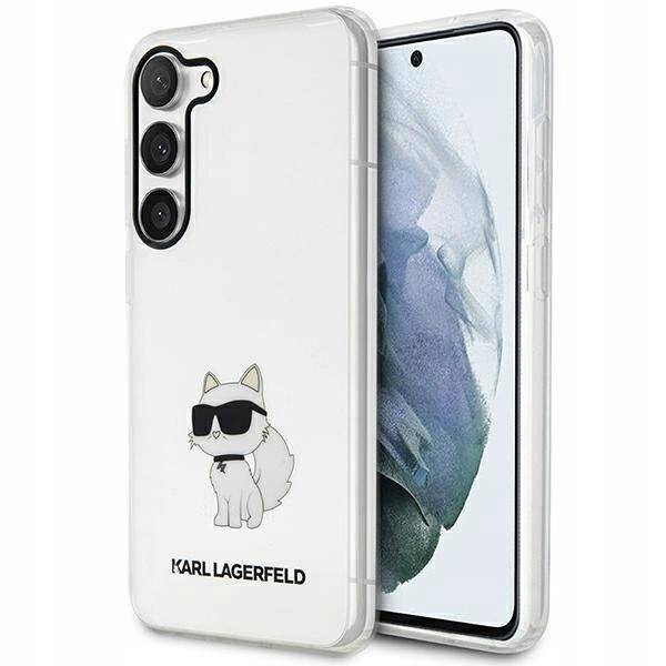 Pouzdro Karl Lagerfeld Choupette pro Samsung Galaxy S23 Bezbarvé