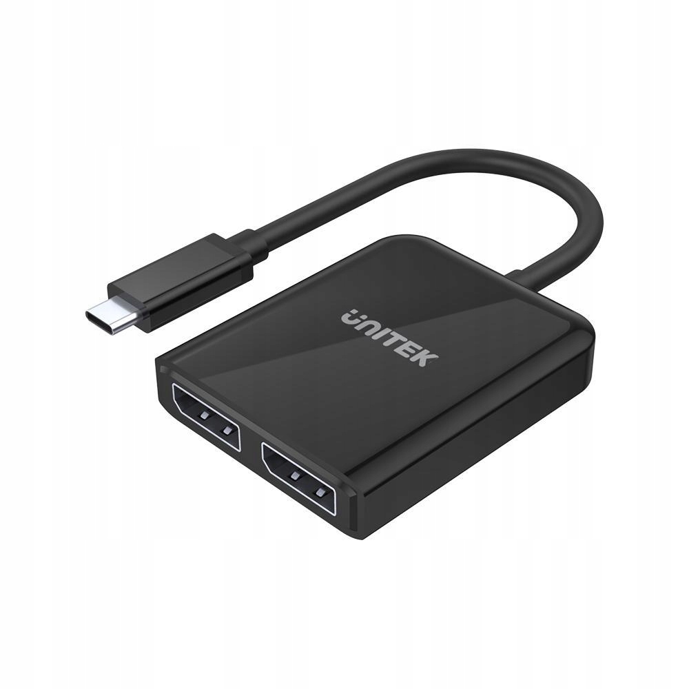 

Przejściówka Usb-c do 2x DisplayPort 1.4 Adapter