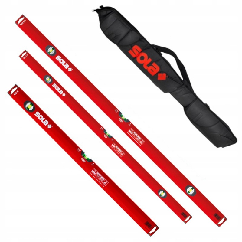 Komplet poziomic Sola Big X 60 120 180cm Pokrowiec 200cm Bag 200 Sola