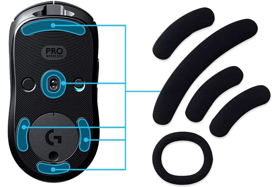 

Ślizgacze Teflonowe do Logitech G Pro Wireless
