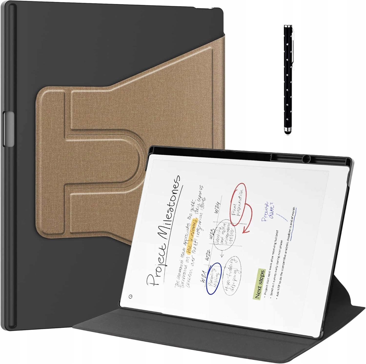 Acelive etui obrotowe do Remarkable Paper Pro 11,8" uchwyt rysik sleep/wake