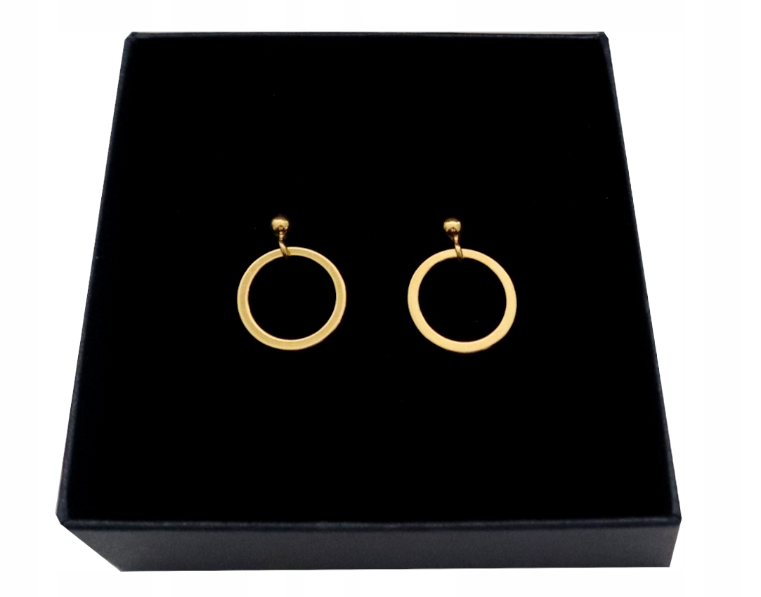 

Kolczyki kółka srebrne pozłacane Srebro 925