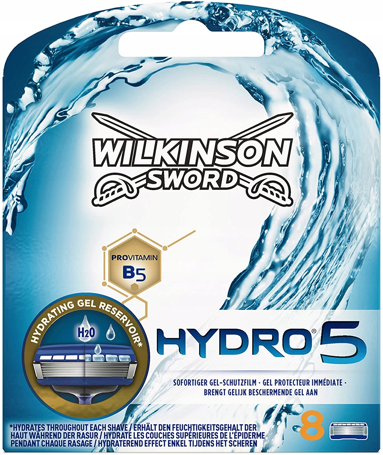 Wilkinson Hydro 5 8 ks náplne čepele bez/pud