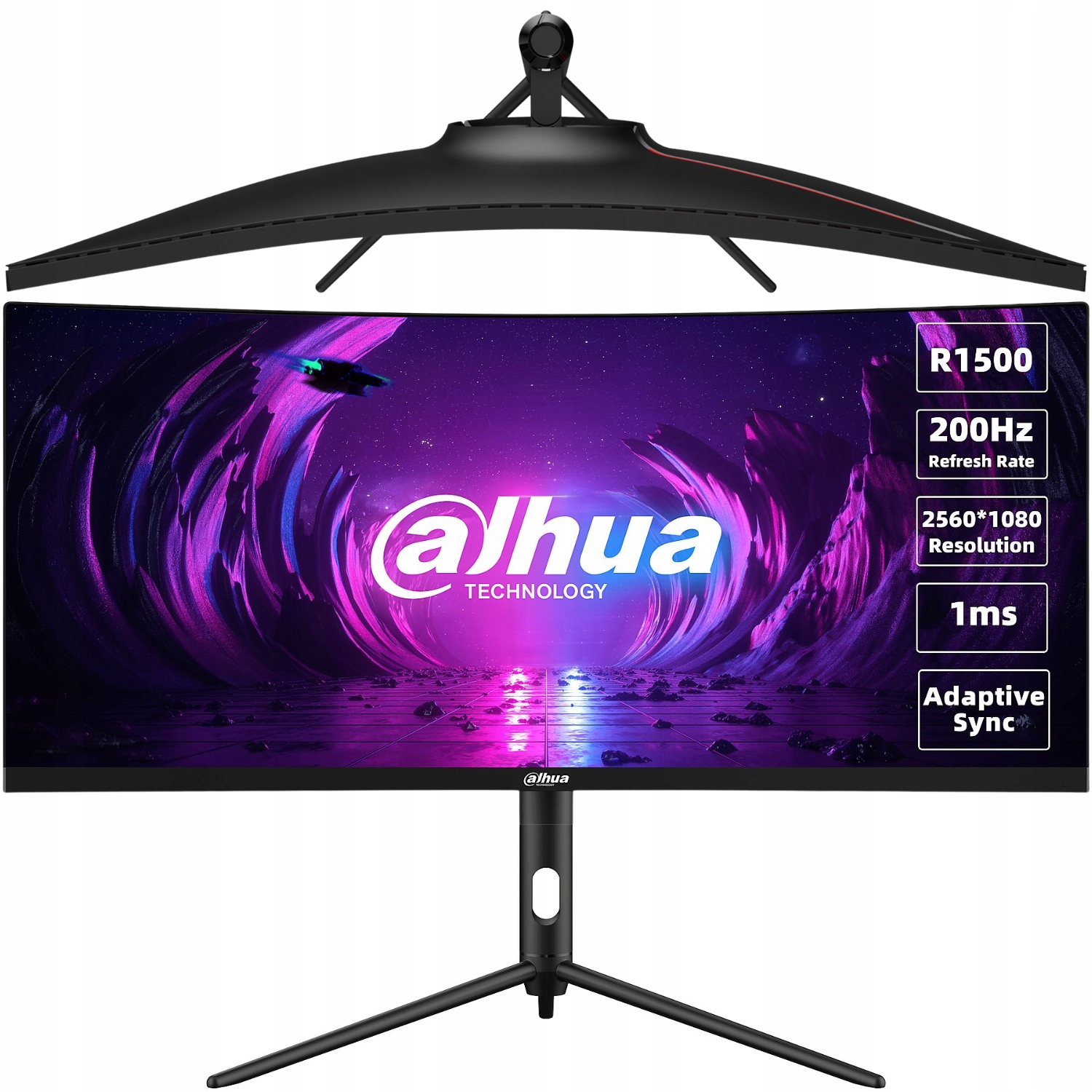 Herný monitor zakrivený Led Dahua 30 palcov 180 Hz 200 Hz 1MS Dp Hdmi Va