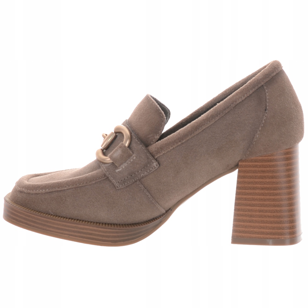 CARMELA BEŻOWE DAMSKIE MOKASYNY SKÓRZANE 40 Stan opakowania oryginalne