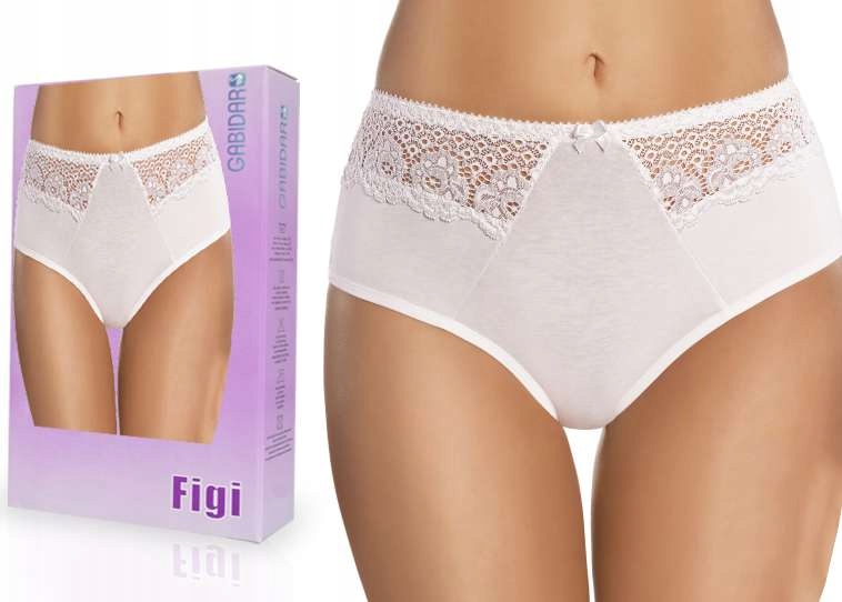 

figi majtki Gabidar 63 , Bawełna , Białe , XL