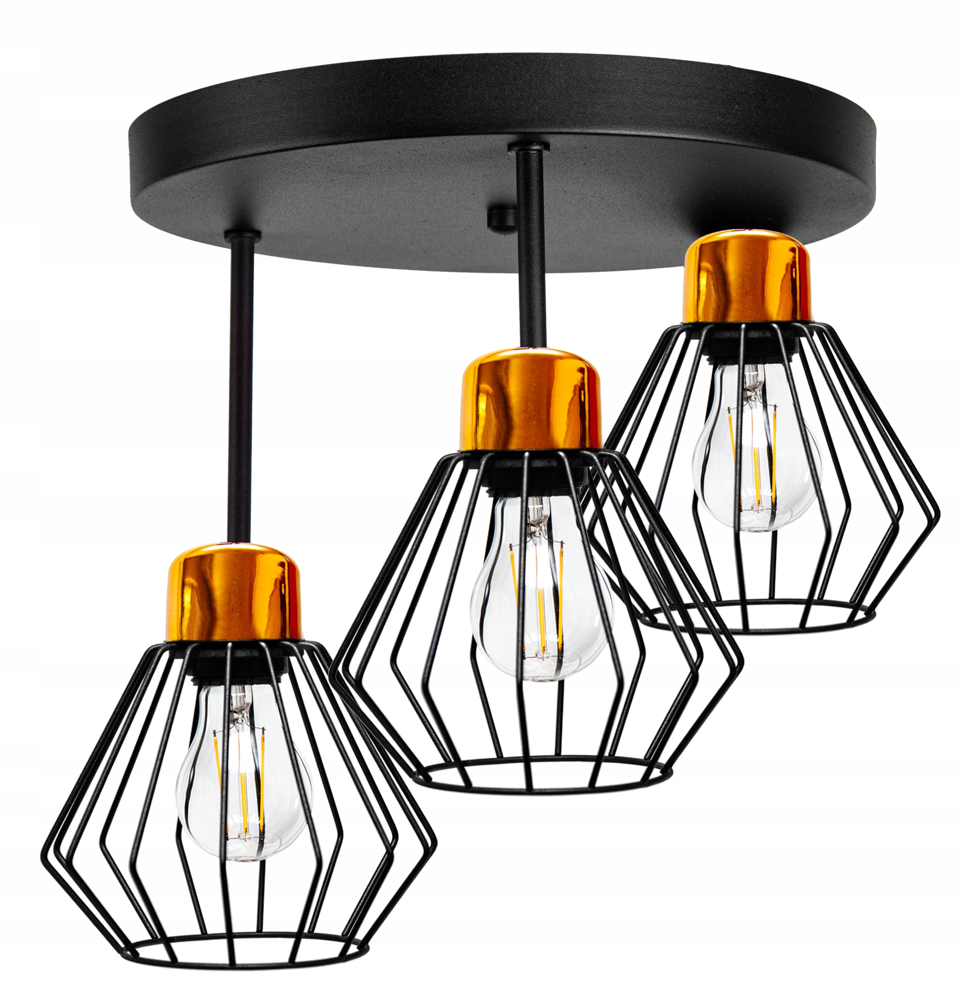 

Lampa Wisząca Sufitowa Żyrandol Loft Edison Led