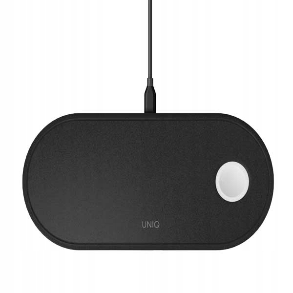 Uniq Ład. indukcyjna Aereo 3w1 10W Fast charge czarny/charcoal black