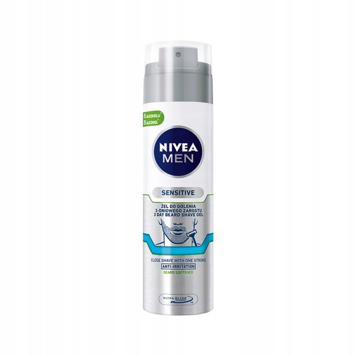 

Nivea Men Żel do golenia 3-dniowego zarostu 200 ml