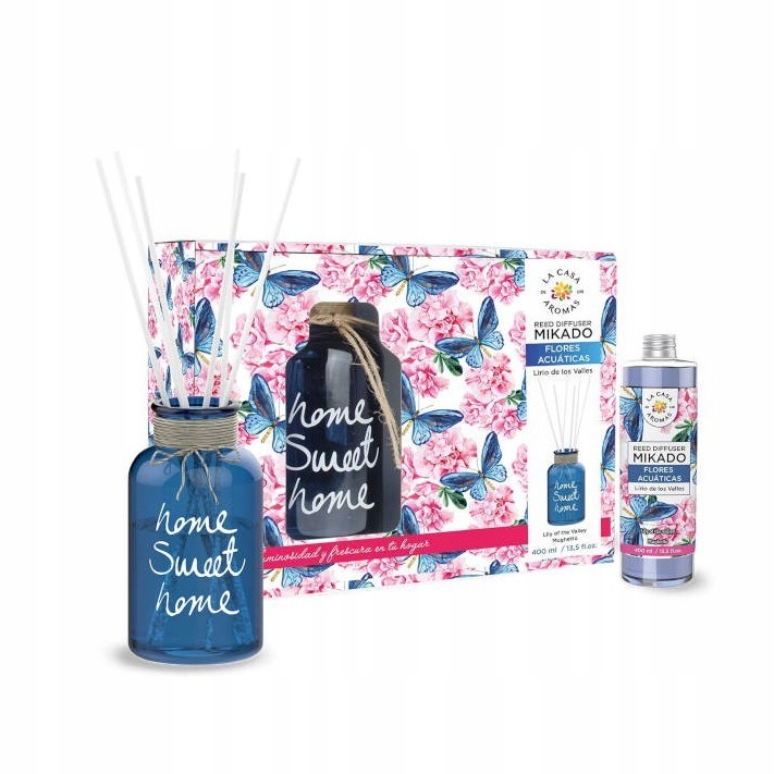 Levně La Casa de los Aromas Sweet Home Sada tyčinky váza Konvalinka 400ml