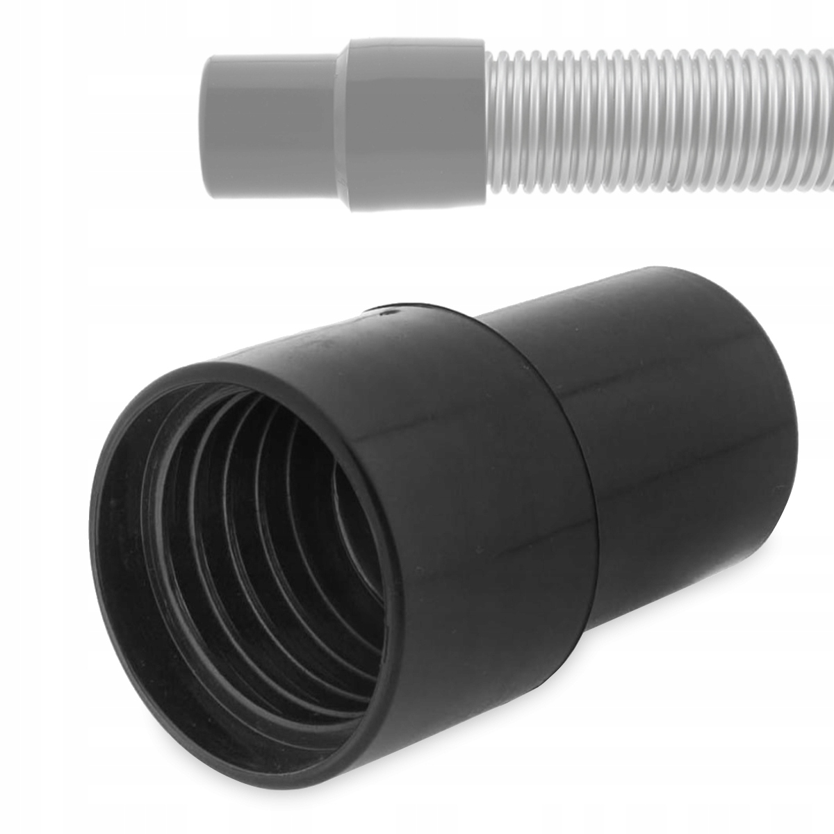 Złączka przemysłowa do węża fi. 32mm czarna