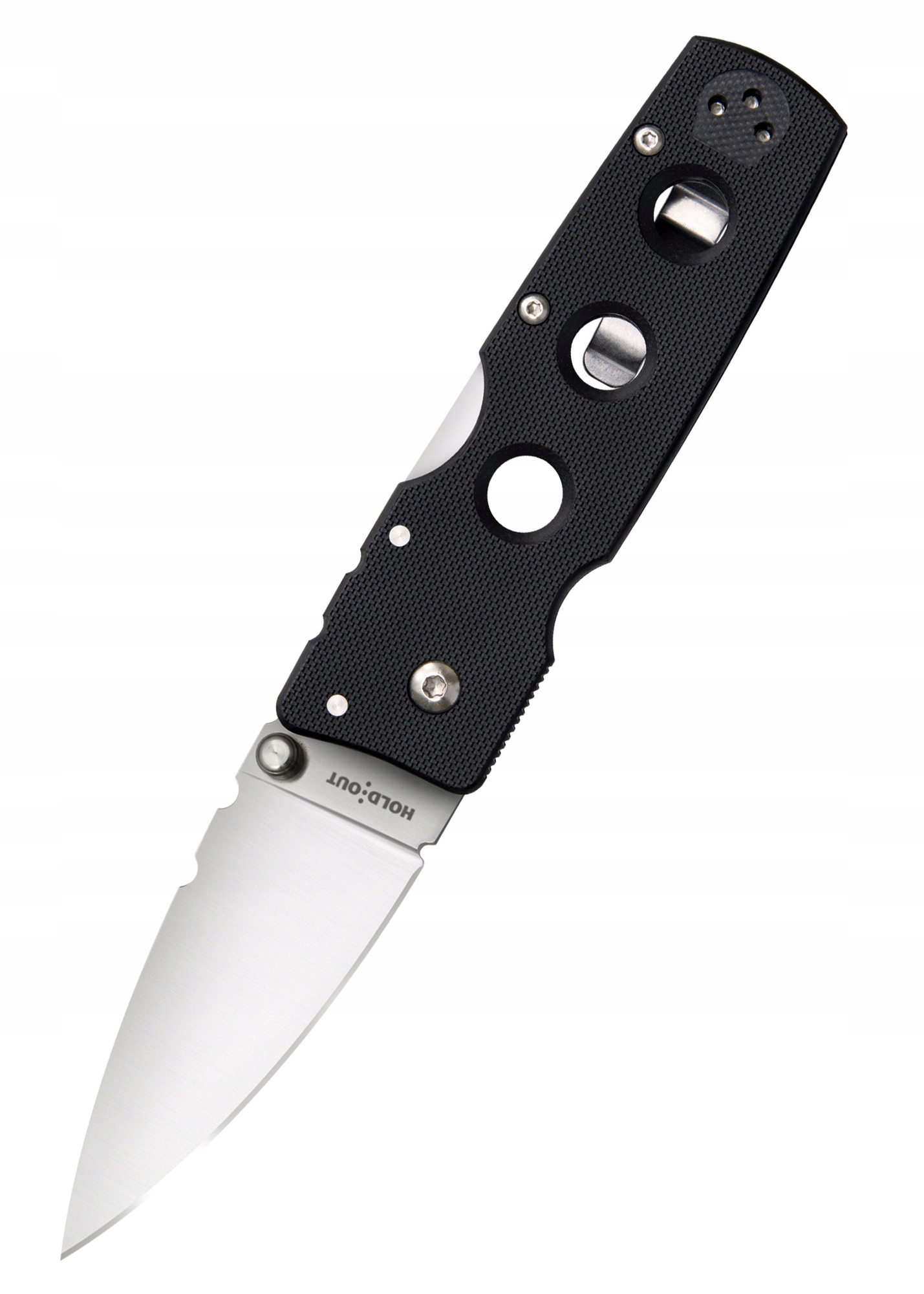 Cold Steel 11G3 Hold Out 3" Plain nóż kieszonkowy 7,6 cm, czarny, G10