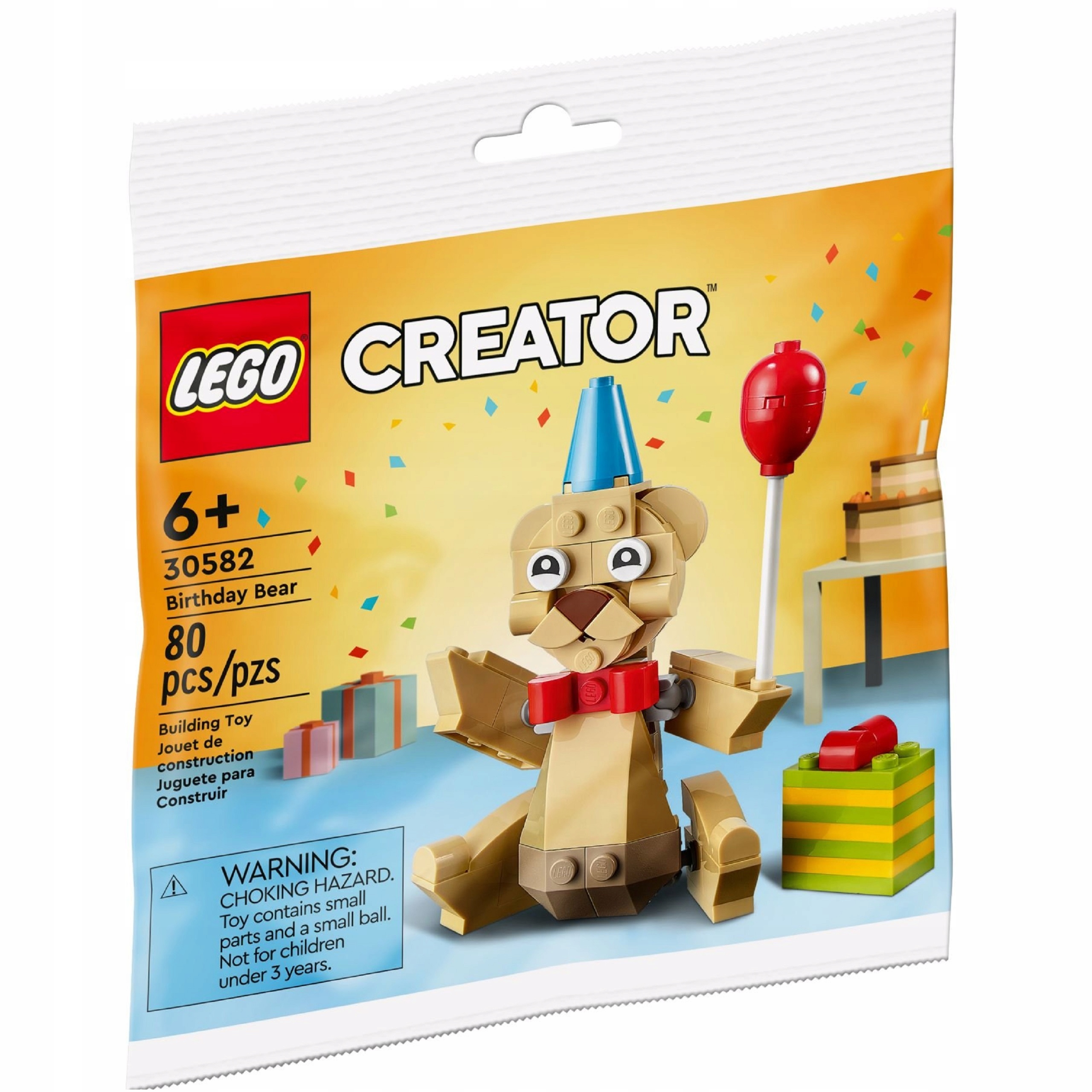 

Lego Creator Saszetka Urodzinowy Miś 30582