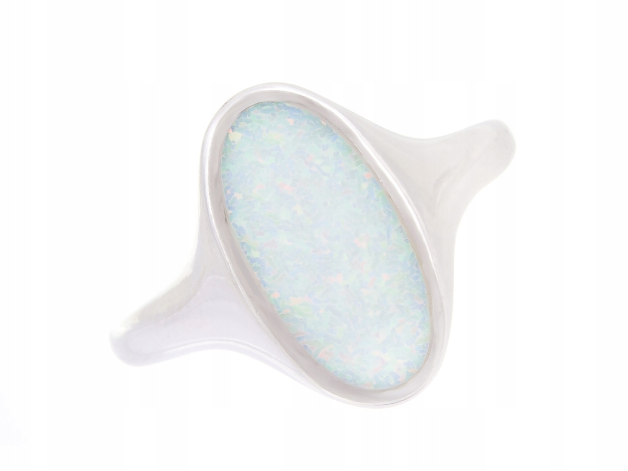 Stříbrný Prstýnek Prsten Vel S Opálem 23 MM Dárek