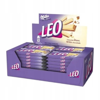 Baton Milka Leo White Z Kremem Oblany Białą Czekoladą 33,3 G