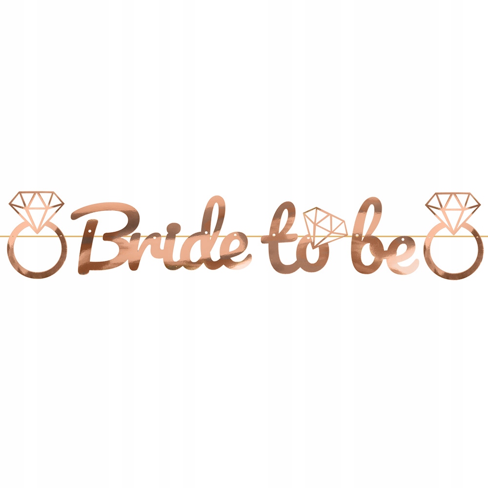 

Baner Girlanda Bride To Be Napis Dekoracja Wisząca