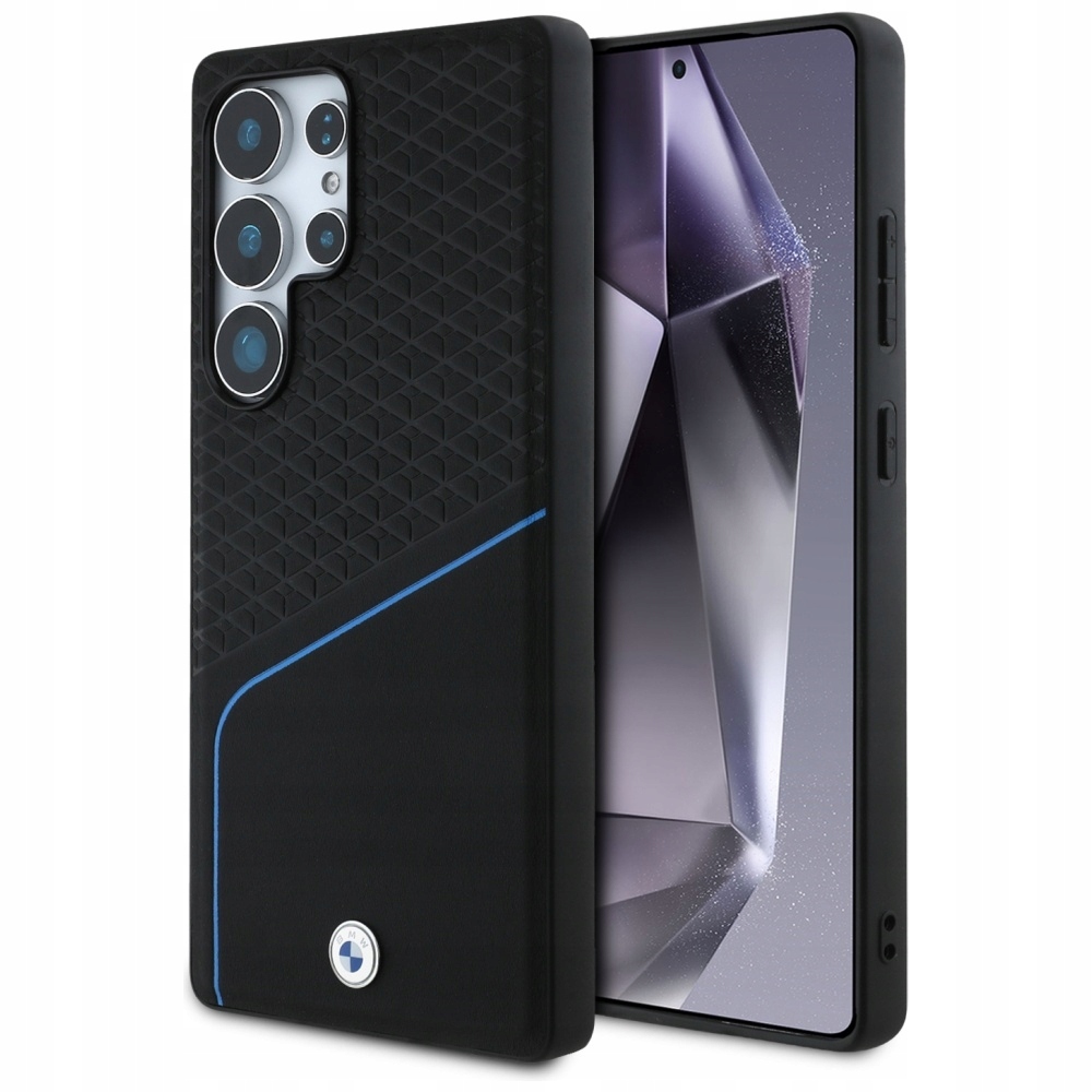 Pouzdro pro Samsung Galaxy S25 Ultra Bmw MagSafe Kožené Černé