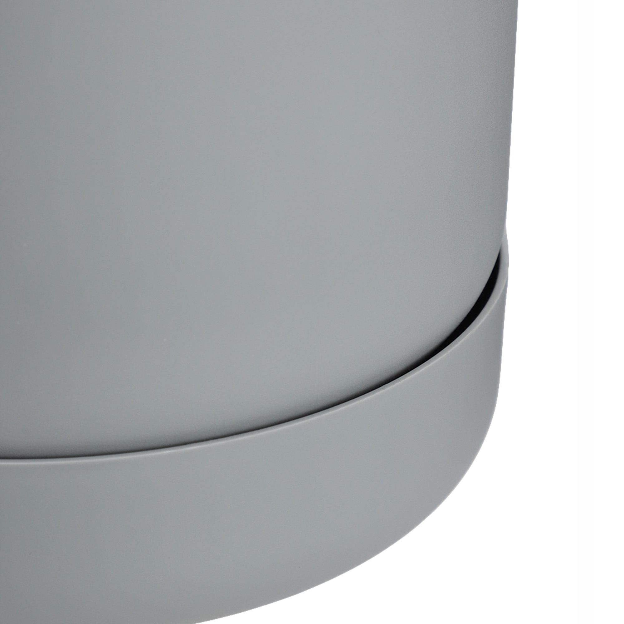 DONICZKA DONICA Z PODSTAWKĄ 20cm SZARA MAT Długość (cm) 20.2 cm