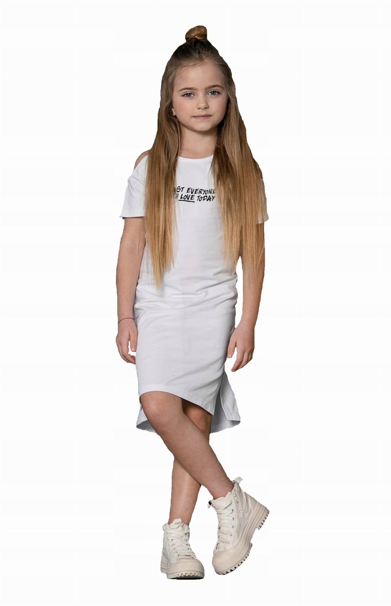

Biała sukienka Love Mash Mnie 128 134