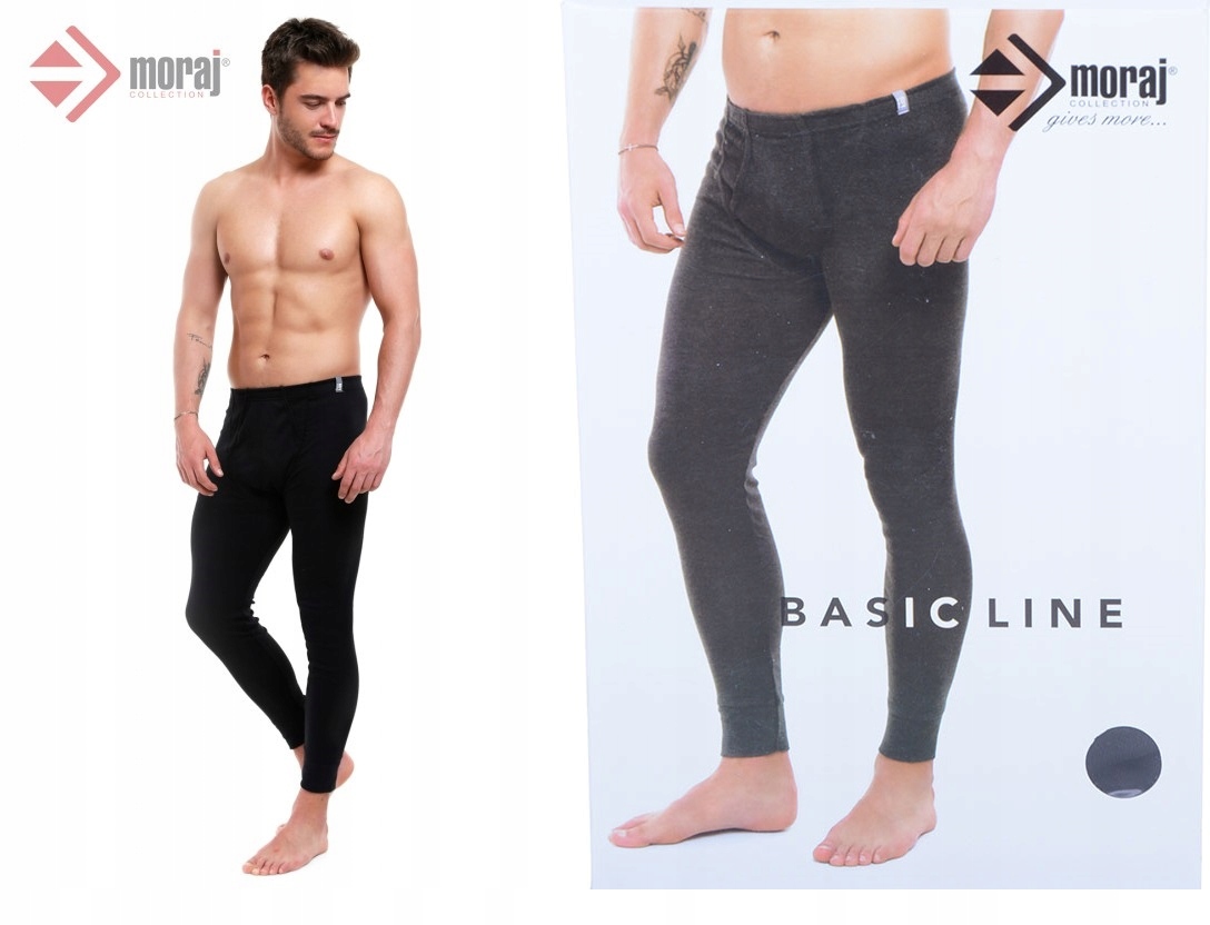 KALESONY MĘSKIE BAWEŁNIANE TERMO MORAJ KOLORY M Rozmiar M