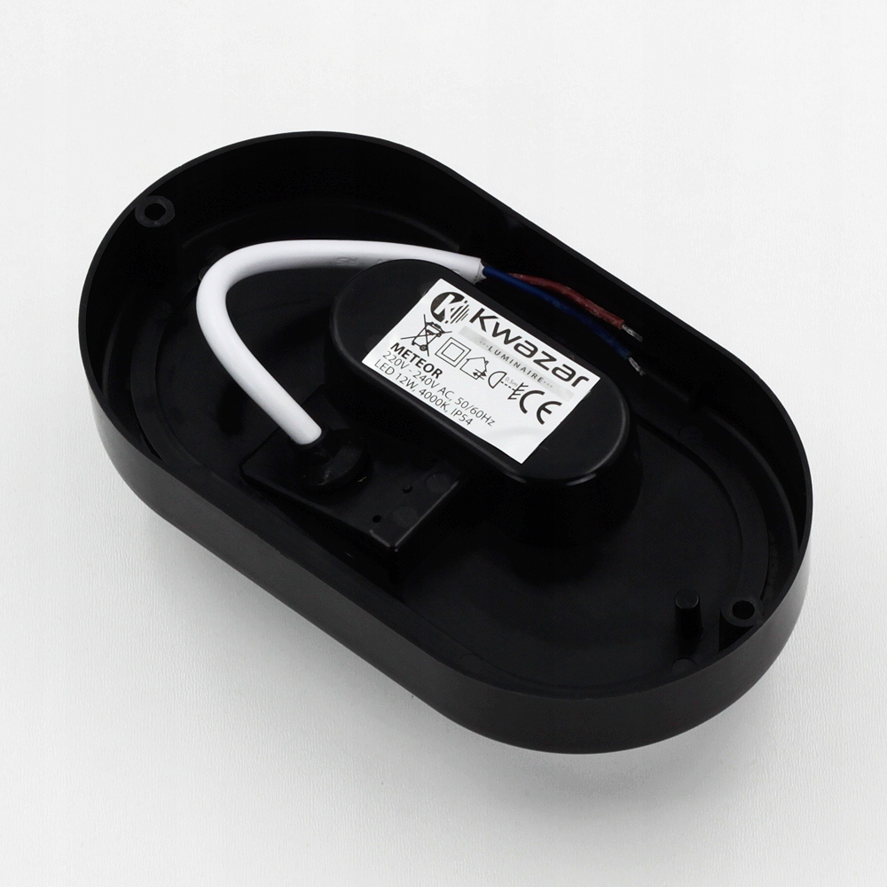 KINKIET ZEWNĘTRZNY LAMPA ELEWACYJNA MINI 12W IP54 CZARNA Kolekcja METEOR