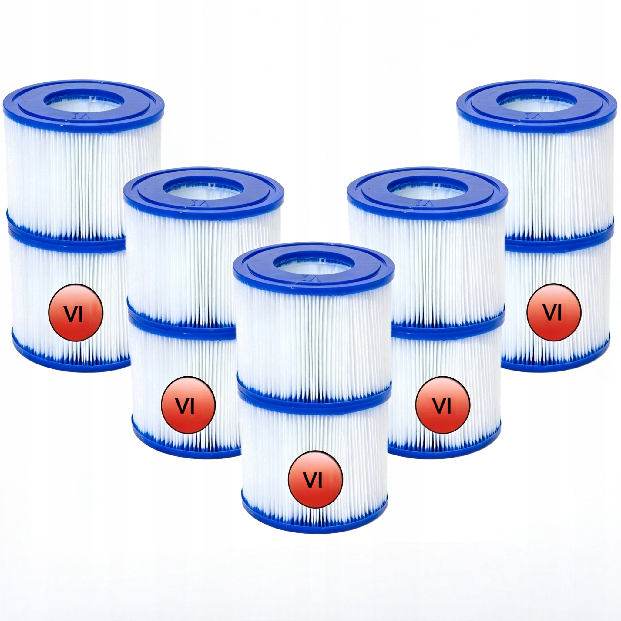 10 x filtrační vložky typu VI pro čerpadlo Bestway Lay-Z-Spa 60311