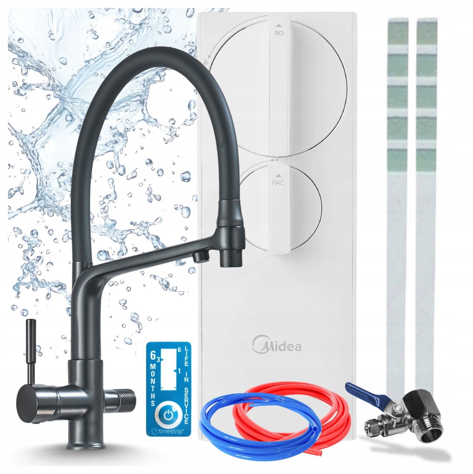 Systém Úpravy Vody Midea 400GPD Reverzní Osmóza A Třícestná Baterie